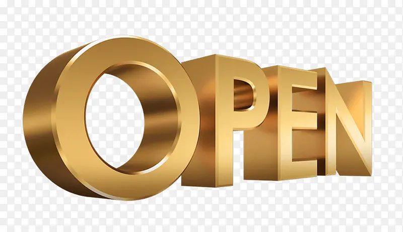 open开业大吉字体设计