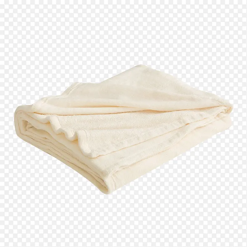 纯棉时尚白色毛毯
