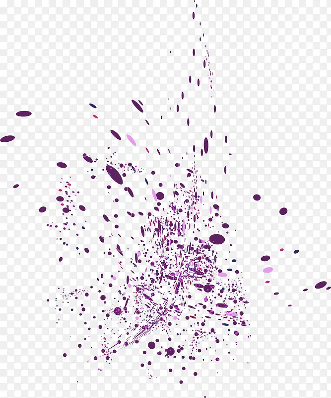 紫色飞溅颜料