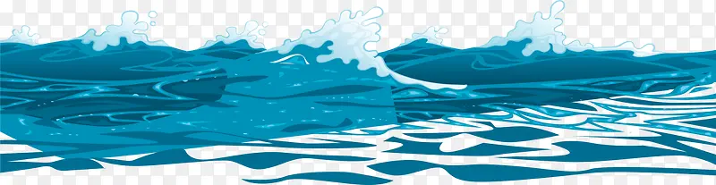 世界海洋日汹涌海浪