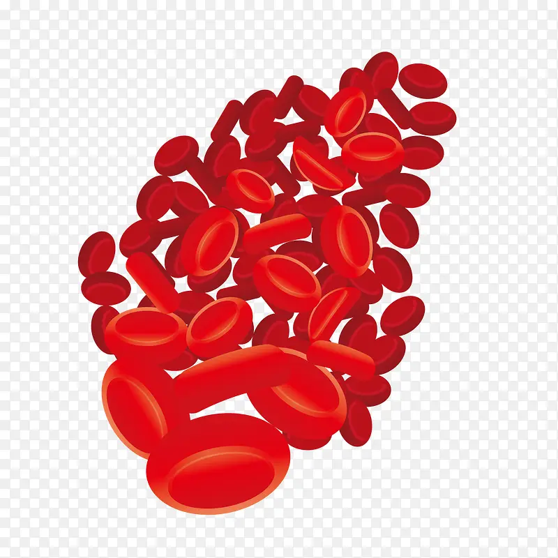 卡通血红细胞