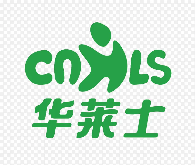 华莱士绿色logo设计
