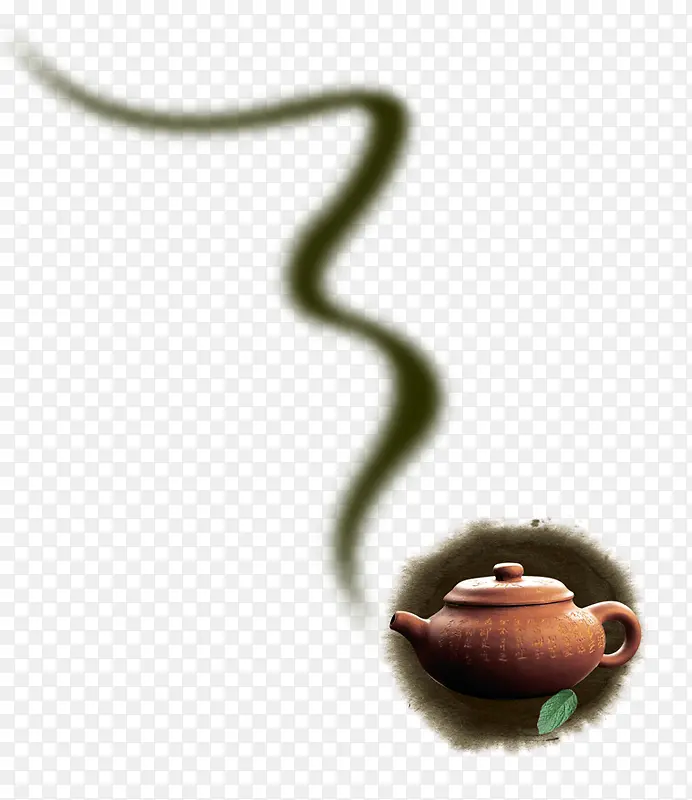 茶壶一缕茶香图案