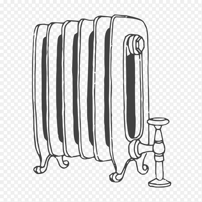 暖气片装饰素材图案