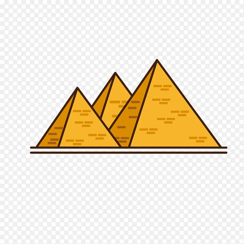 埃及金字塔矢量素材