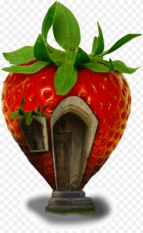 创意草莓房子