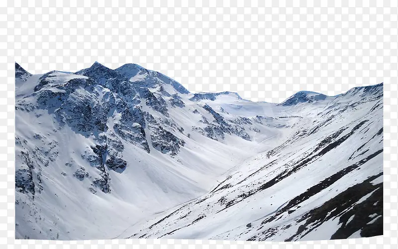 雪山旅游风景