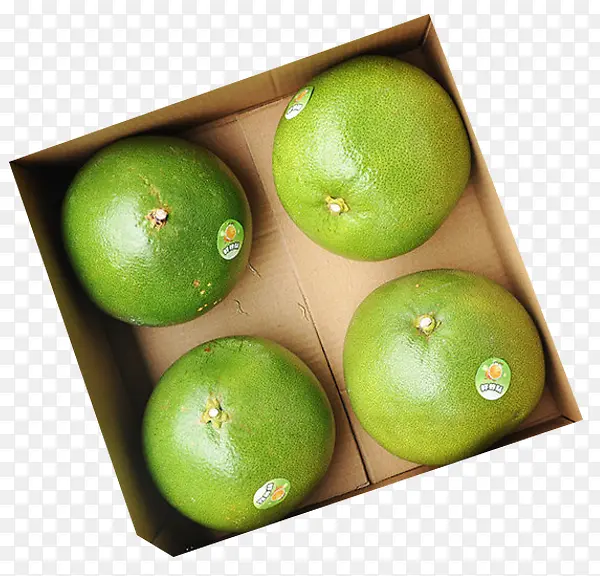 四只青柚包装盒