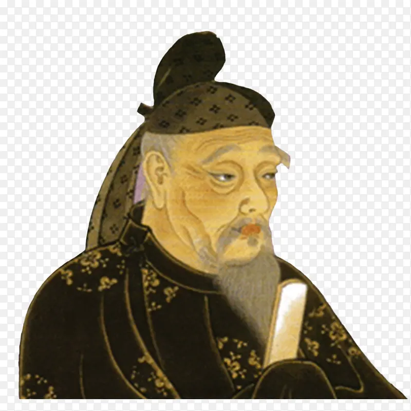 中国孟子肖像画PNG图片素材下载_图片编号qjxnpkgq-免抠素材网