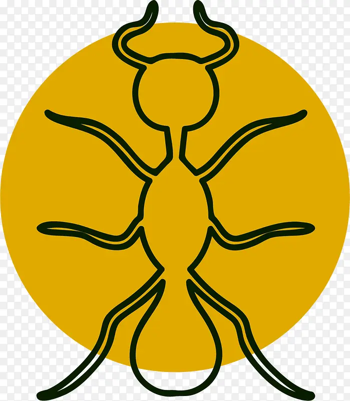 蚂蚁黄色LOGO
