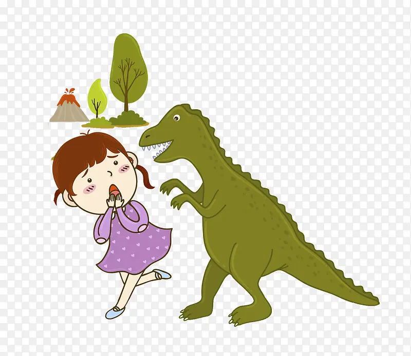 恐龙和女孩