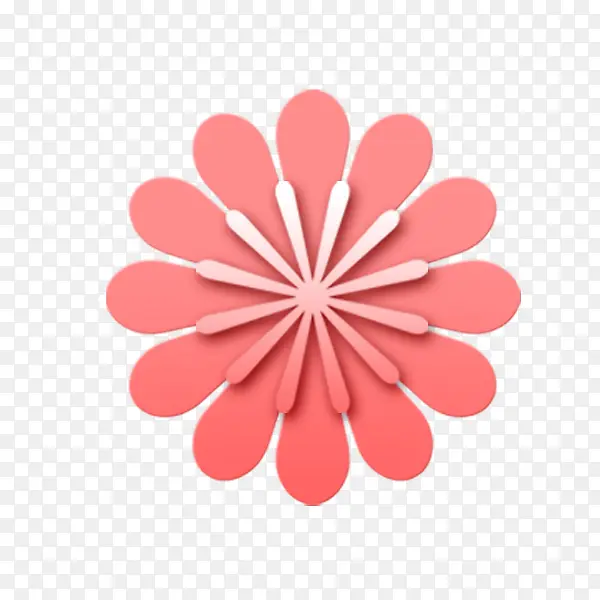 卡通可爱粉色碎花