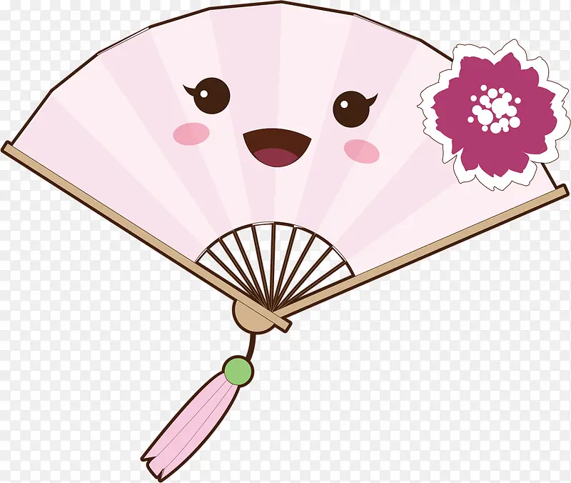 矢量手绘紫色扇子PNG图片素材下载_图片编号ynommdjq-免抠素材网