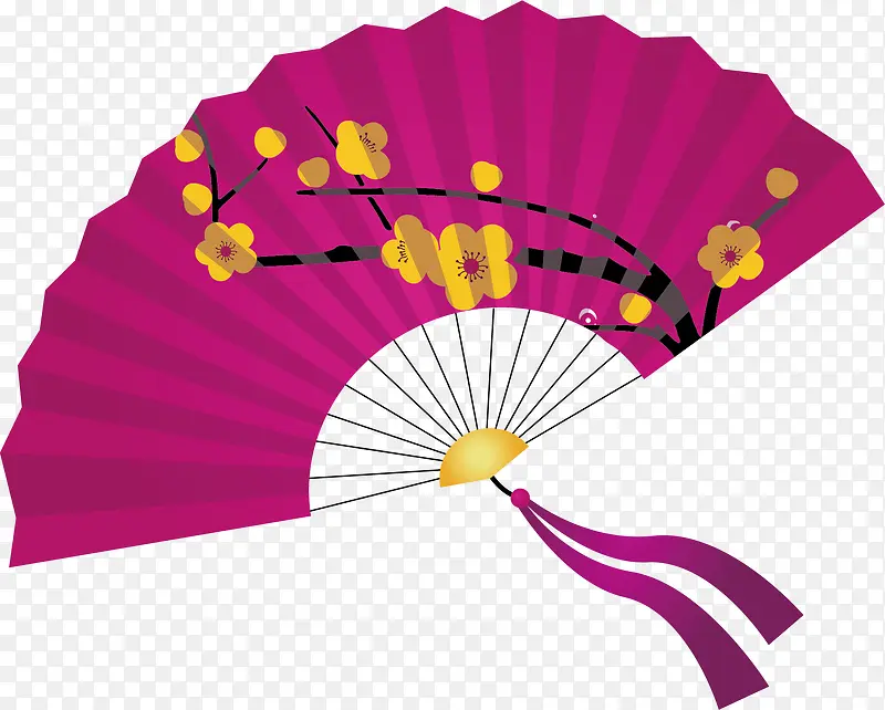 梅花跳广场舞扇子