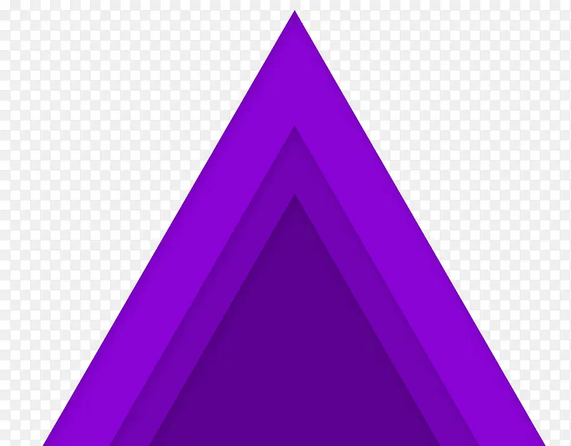 渐变紫色三角形