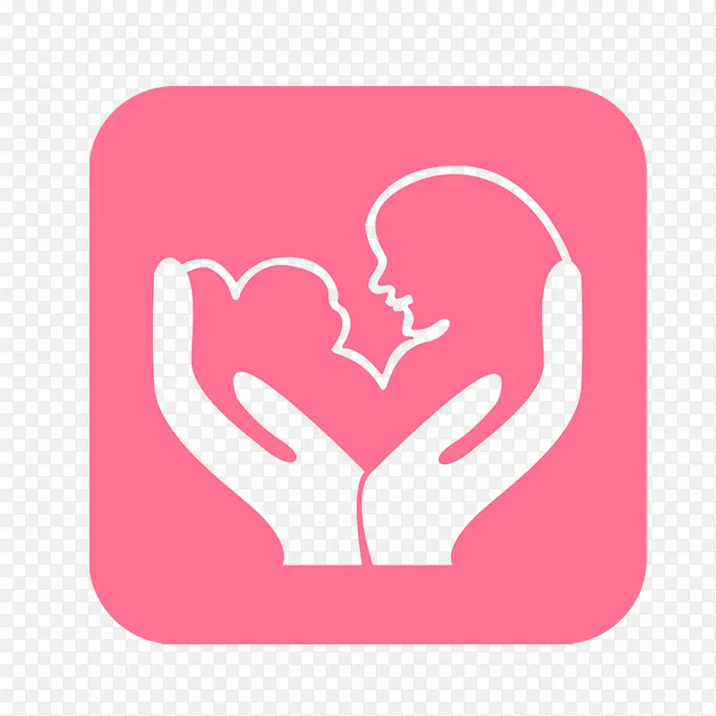 关爱母婴图标
