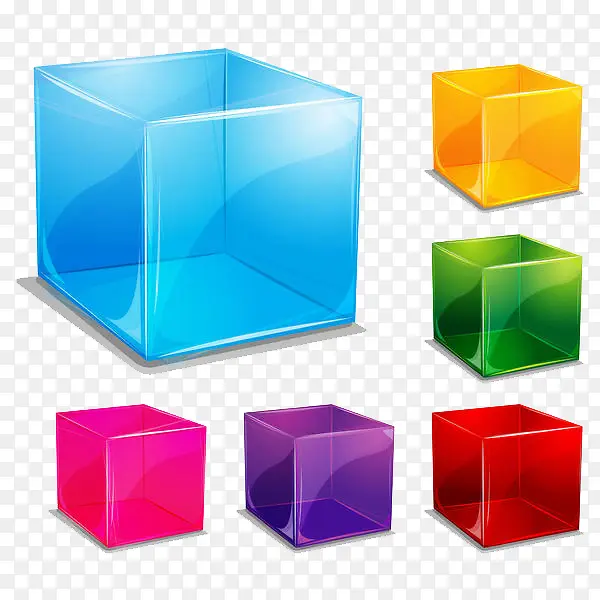 创意彩色立方体