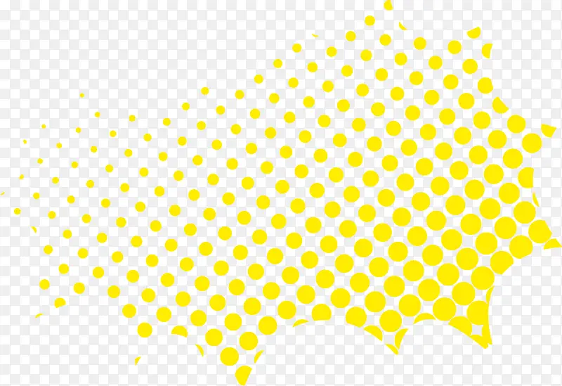 创意黄色圆点