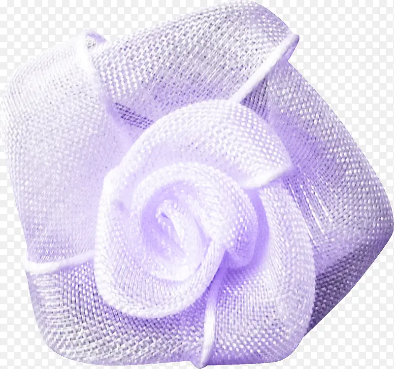 紫色纱布花朵