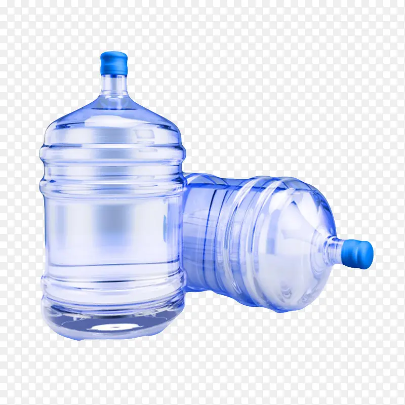 透明解渴蓝色家庭装塑料瓶饮用水