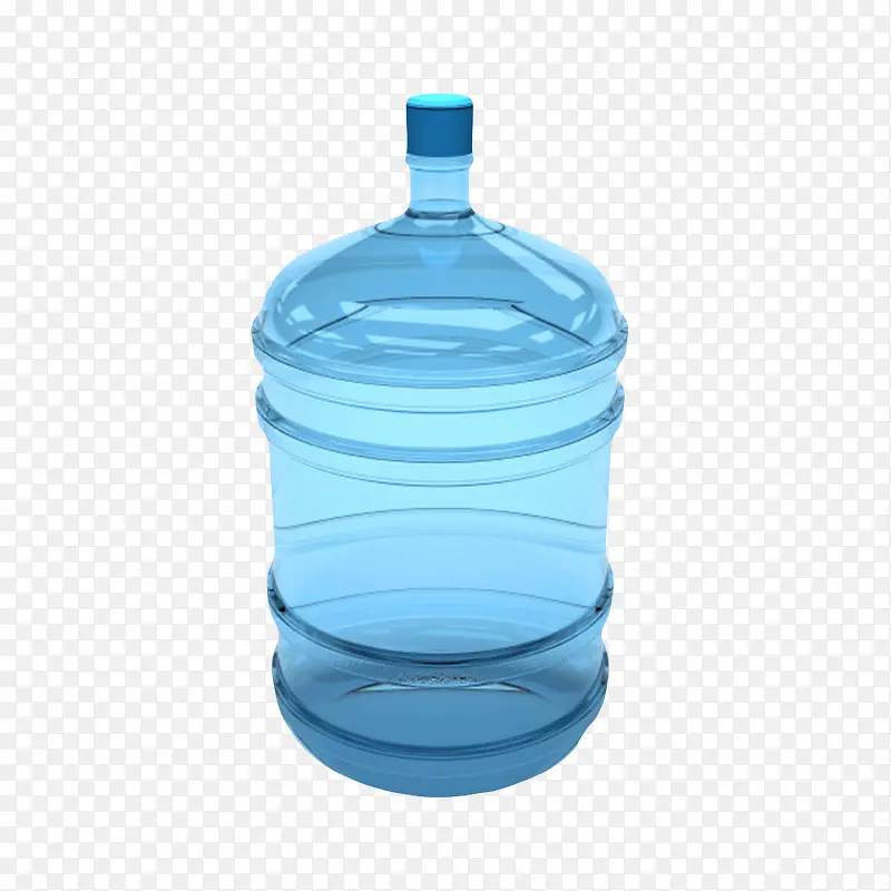 蓝色解渴家庭桶装水塑料瓶饮用水