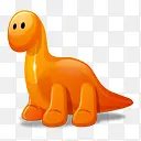 恐龙橙色玩具kid-Toys