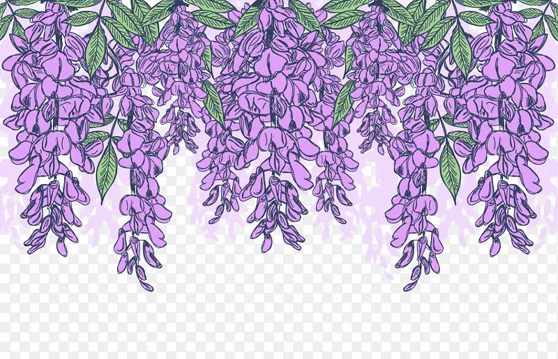紫藤背景图