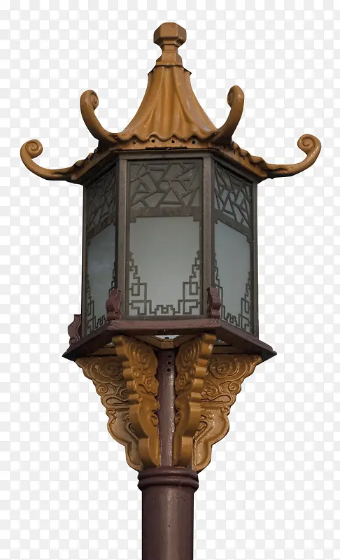 中式复古柱灯路灯