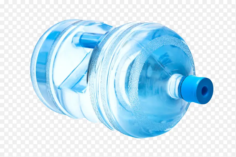 透明解渴蓝色桶装水塑料瓶饮用水