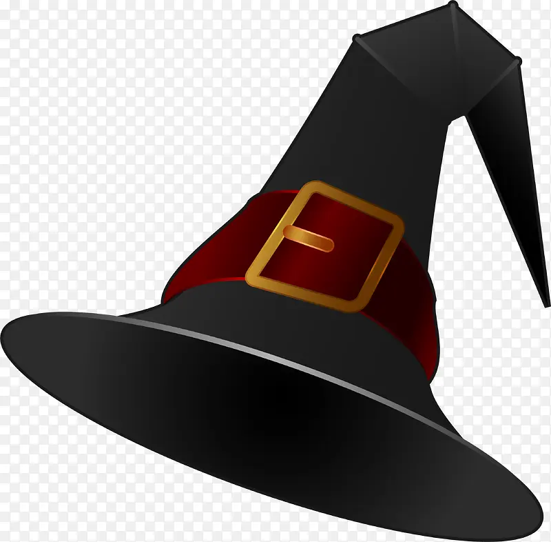 黑色简约巫师帽