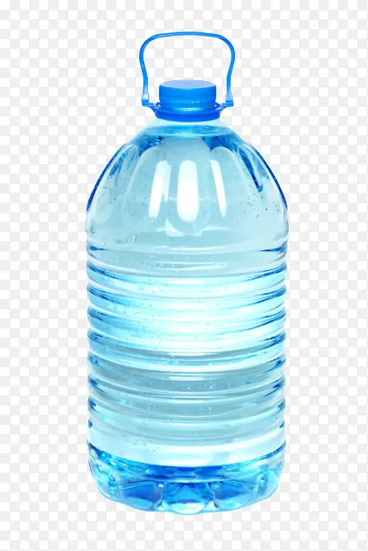 透明解渴蓝色盖子提手塑料瓶饮用