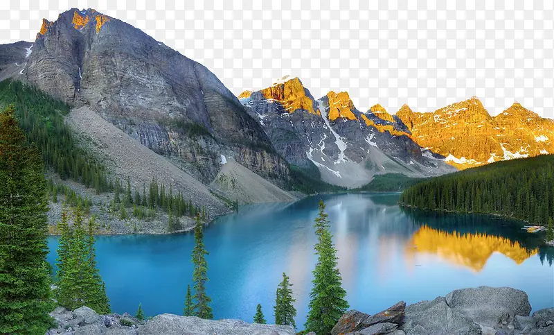 加拿大山水景色高清图