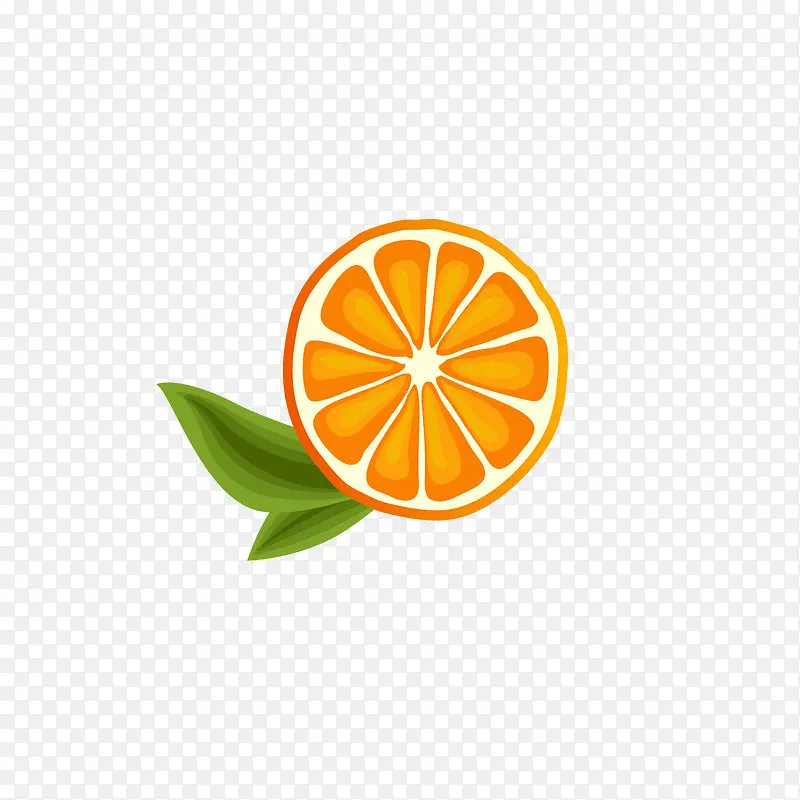 可爱黄色橙子