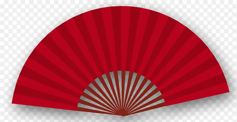 红色折扇古风中国风