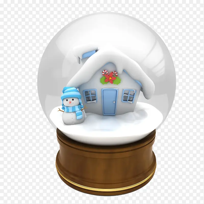 雪屋水晶球