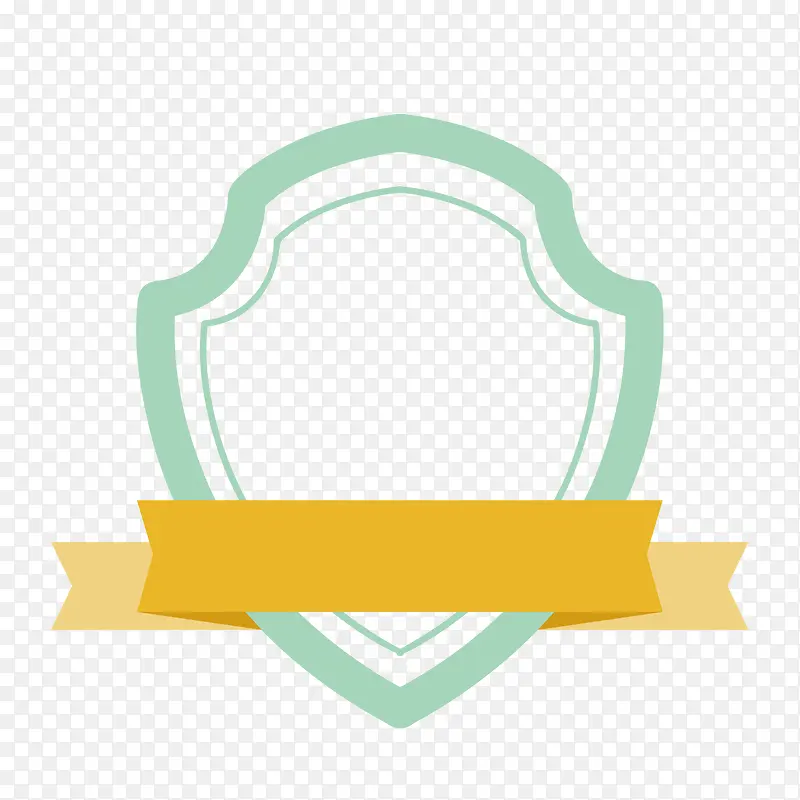 绿色圆弧商务标签元素PNG图片素材下载_图片编号yewmnpgy-免抠素材网