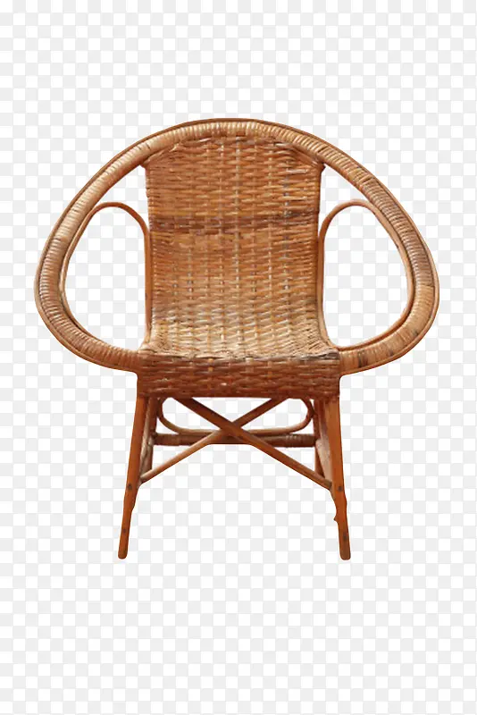 棕色手工凉快的椅子编织物实物