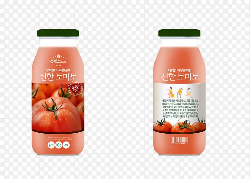 水果西红柿果汁包装瓶