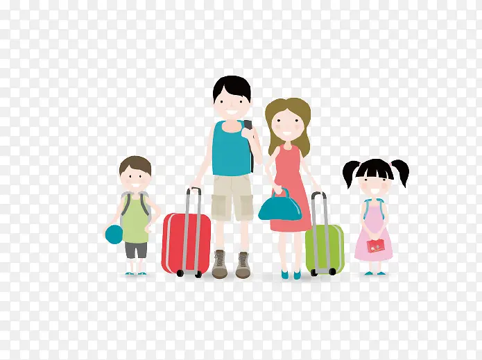 卡通手绘旅游人物插画免抠PNG图片素材下载_图片编号qznvzdlq-免抠素材网
