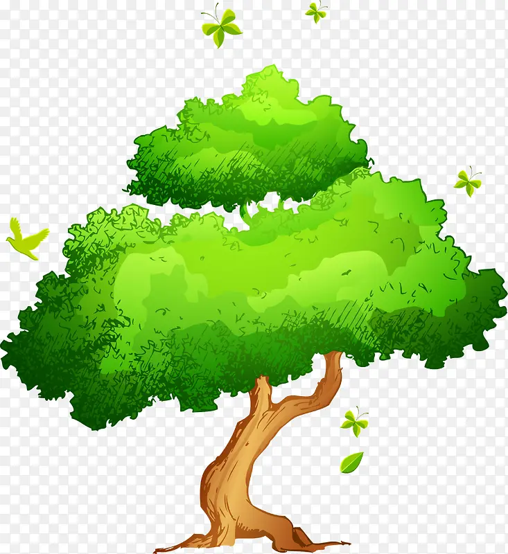 世界环境日绿色大树