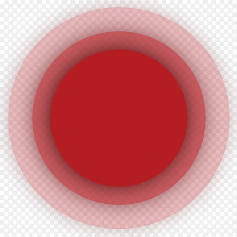 红色圆形光效背景PNG
