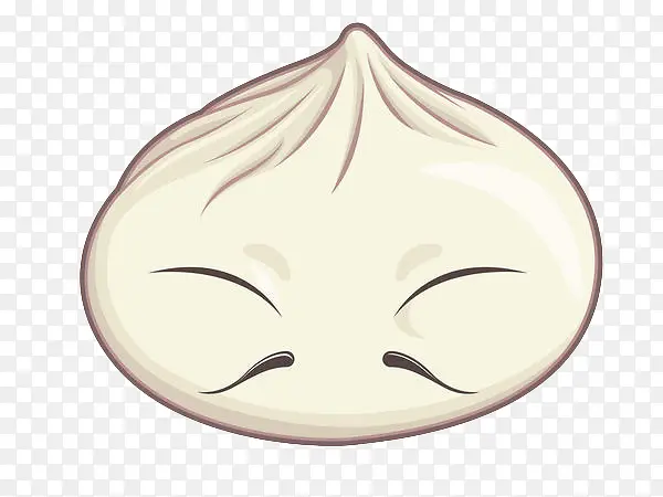 白色包子组合食物