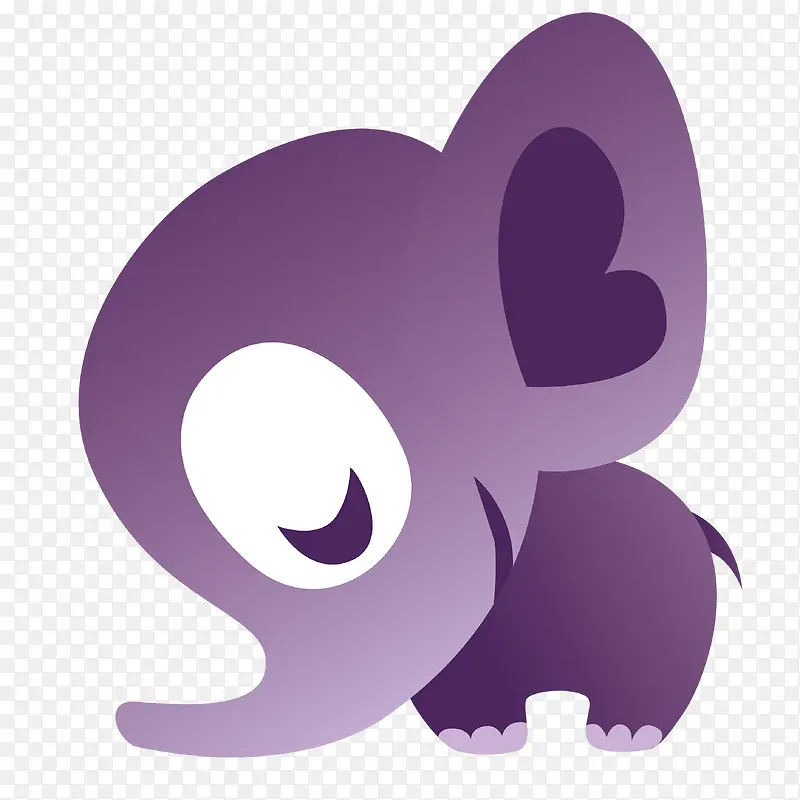 紫色大象