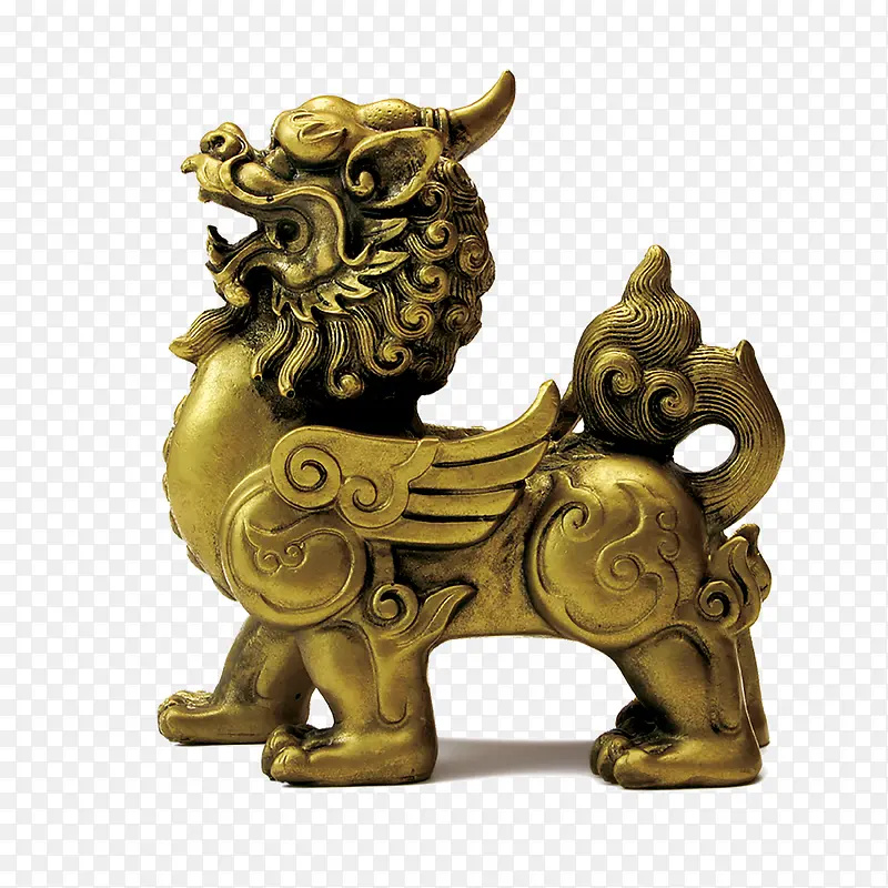 中国风金属狮子装饰