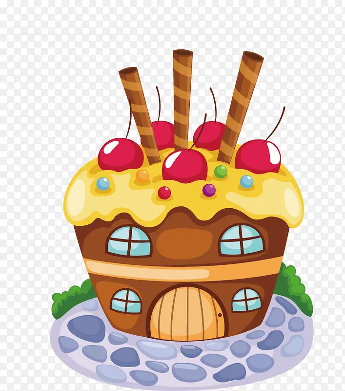 蛋糕房子