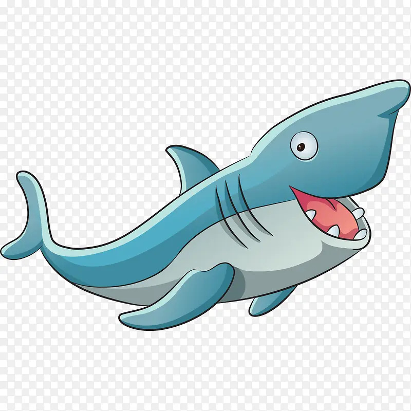 卡通鲨鱼造型