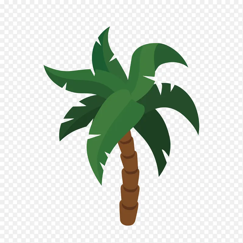 椰子树矢量素材图