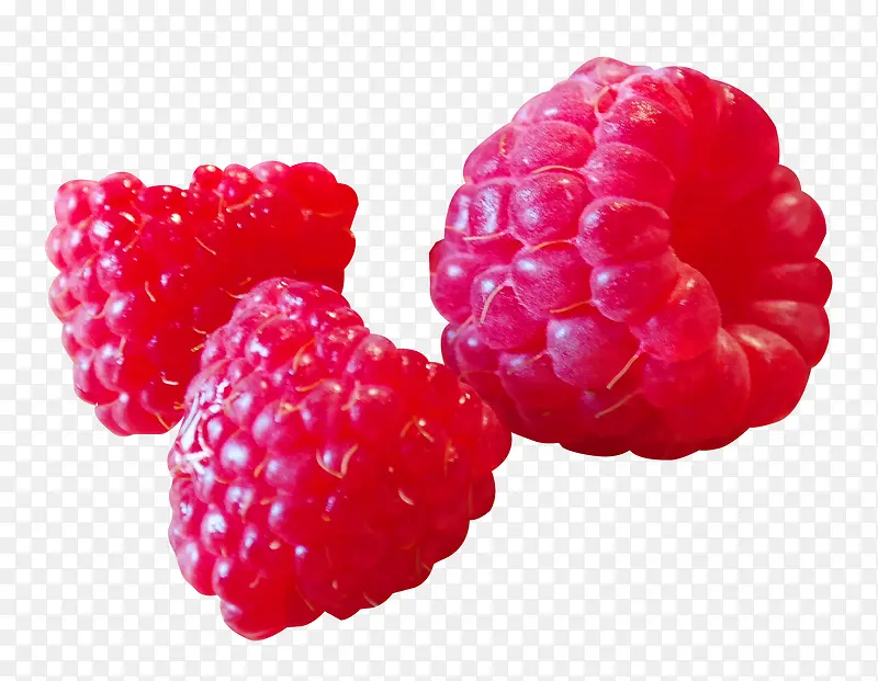 新鲜树莓免抠素材