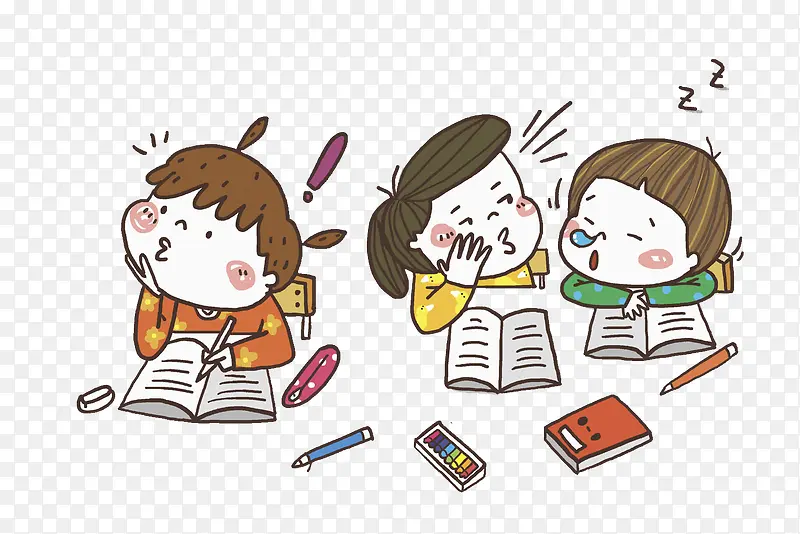 读书的小孩