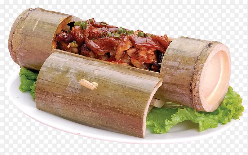 竹筒虎皮肘